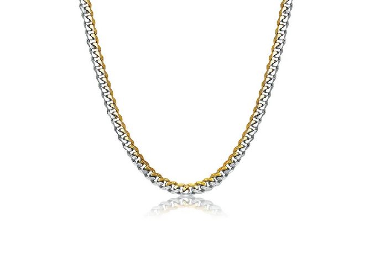 ITALGEM STEEL
Steel Chain
Gold IP Two-Tone Cu...