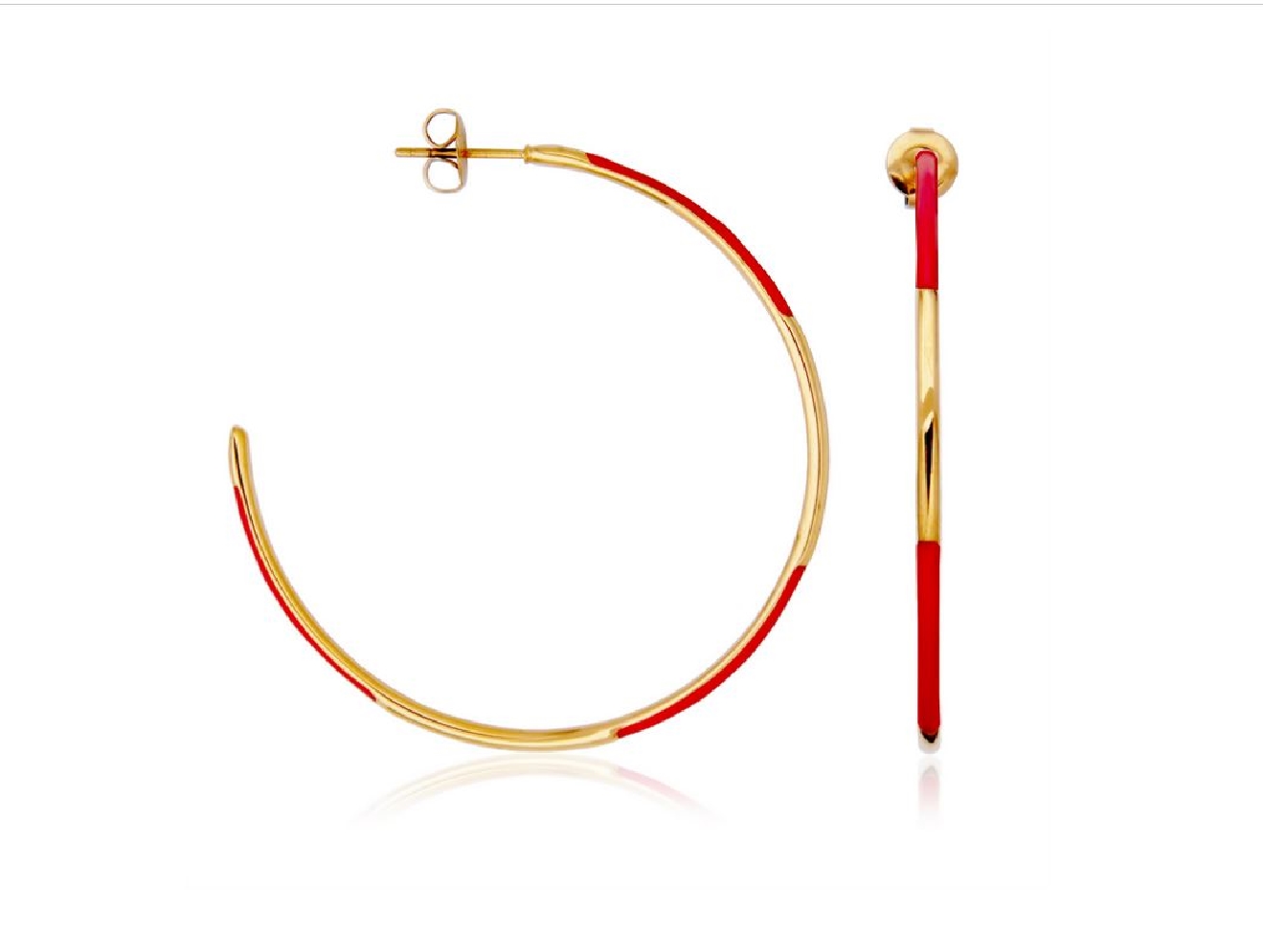 STEELX
Steel Earring
GD IP Slim Hoop
Orange ...