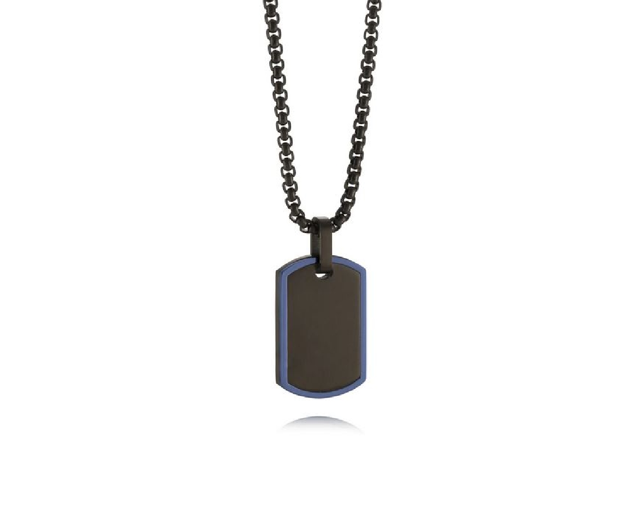 ITALGEM STEEL
Steel Necklace
Black IP/Blue IP...