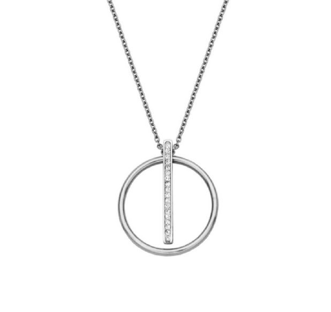 STEELX
Circle Bar Preciosa Necklace
16+2    