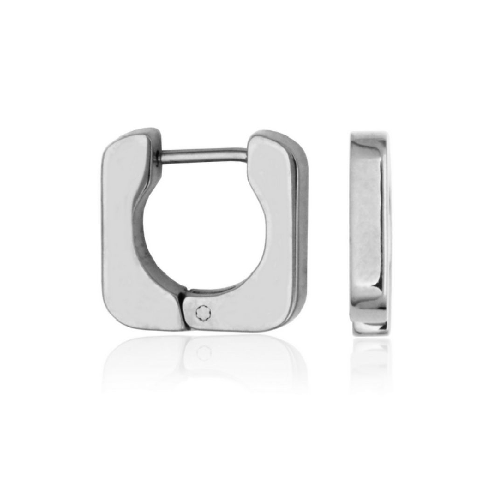 STEELX
High Polish Square Huggie Earrings
14x...