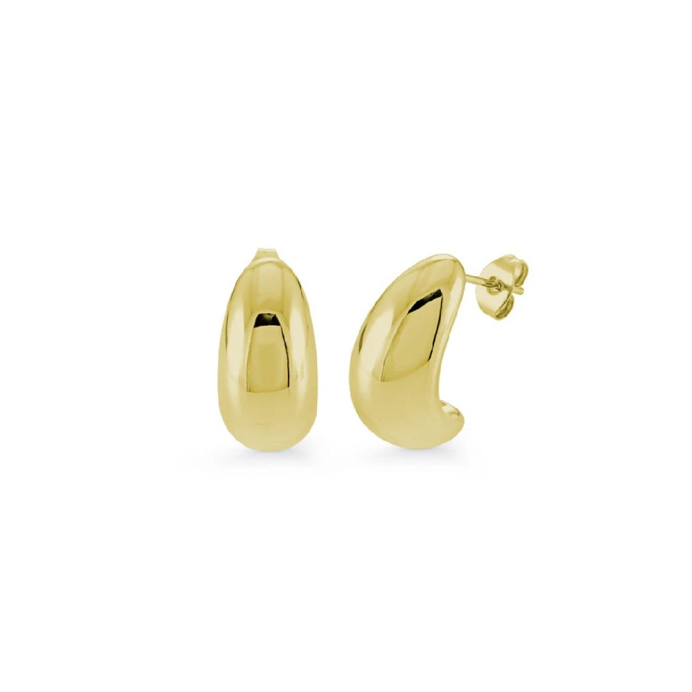 ITALGEM STEEL
Pointed Puff Drop Earrings
Gold...