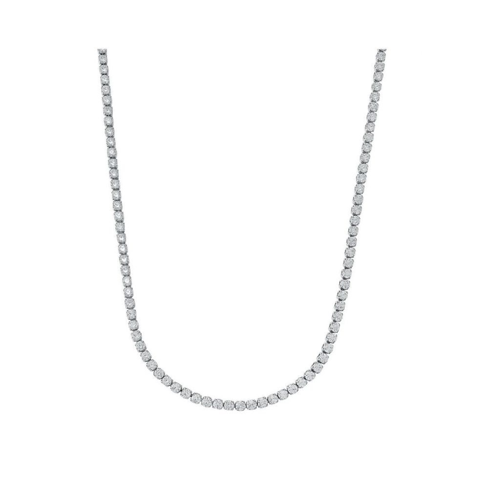 ITALGEM STEEL
Tennis Necklace
2mm White CZ s...