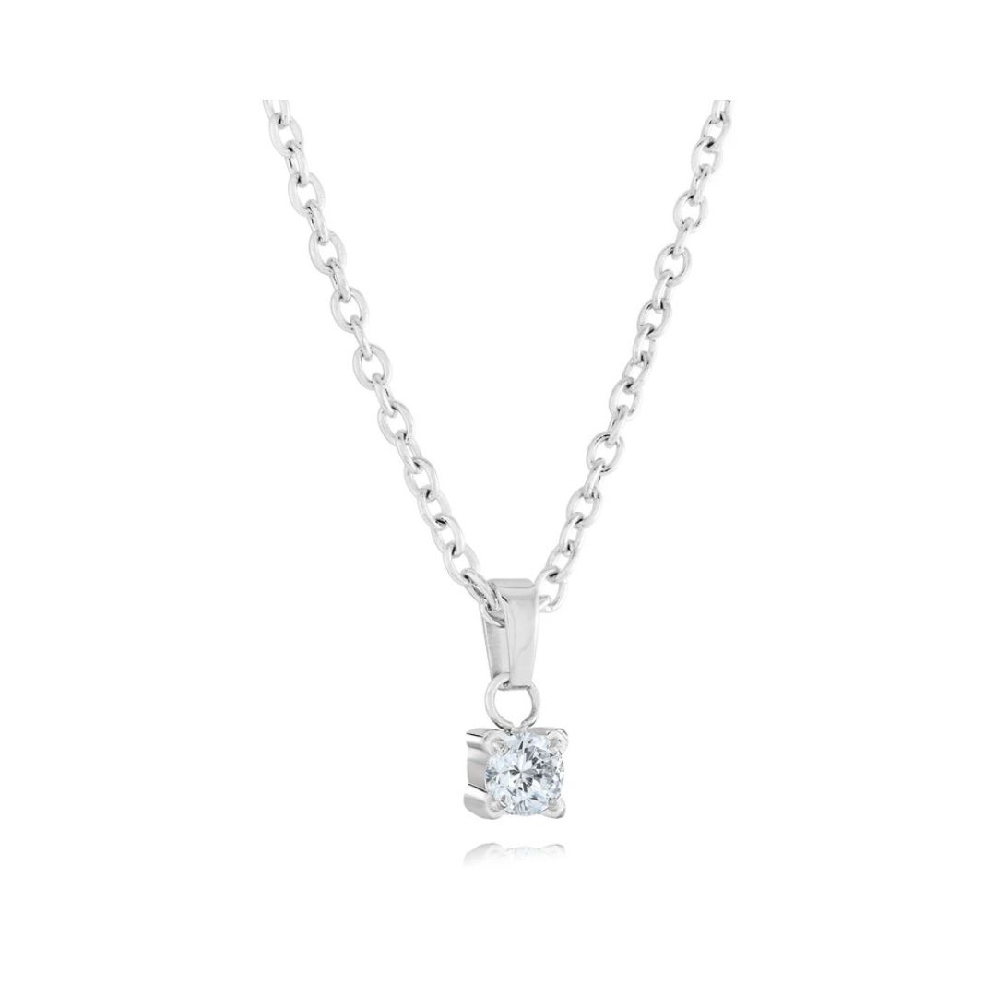 ITALGEM STEEL
Solitaire CZ Pendant
18+2    