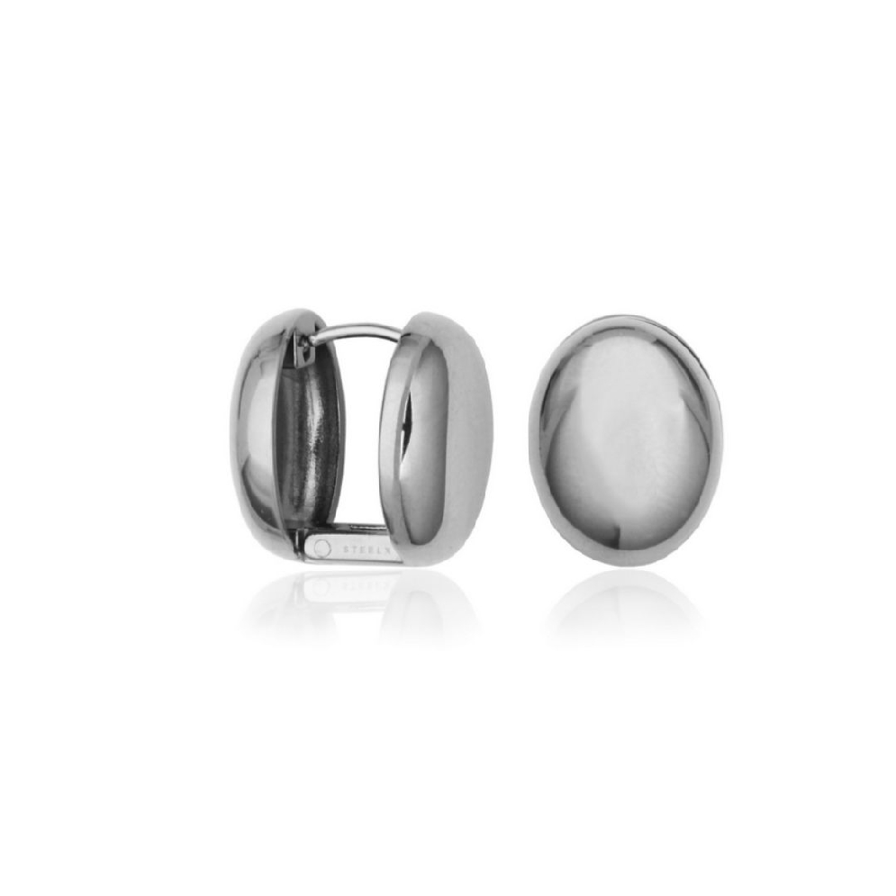 STEELX
Puffy Oval Huggie Earrings
Steel
12x1...