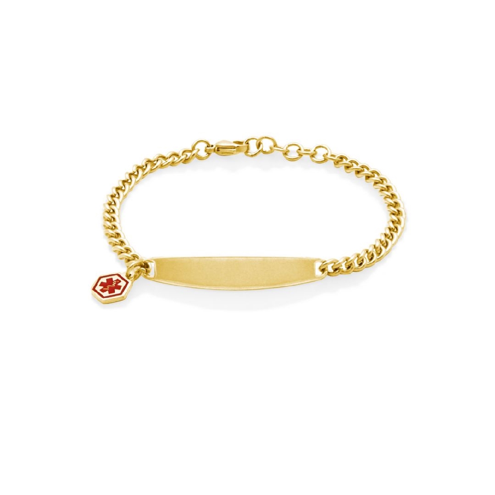 STEELX
Medical Alert ID Bracelet
Yellow Gold ...