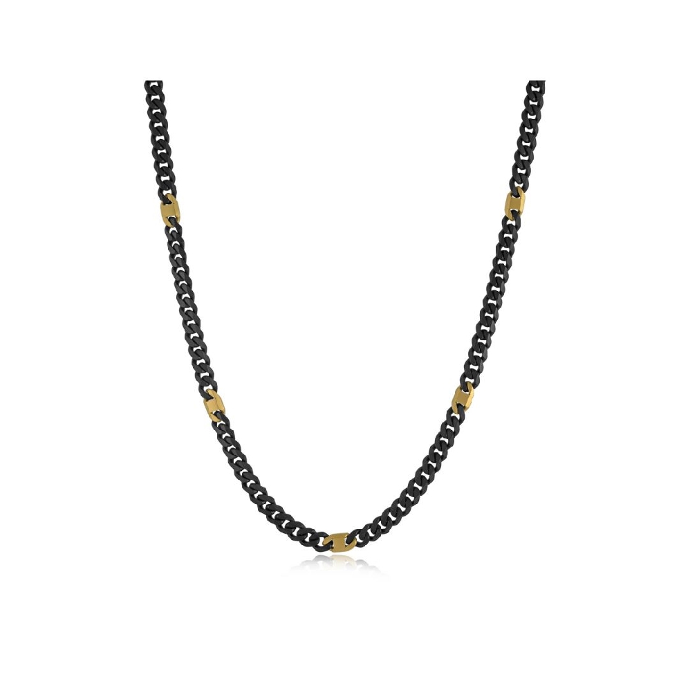 ITALGEM STEEL
Curb Chain
Black IP w/ Matte Go...