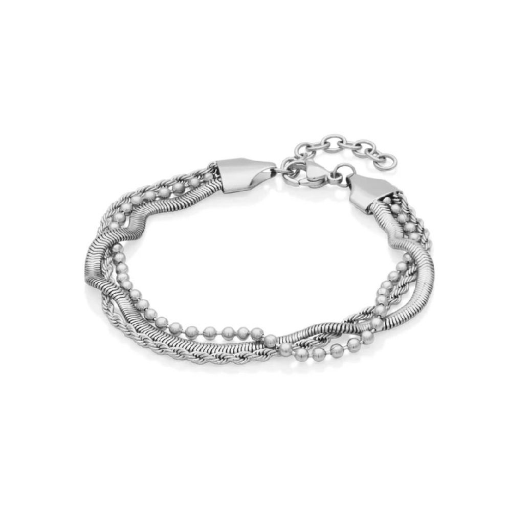 STEELX
Triple Layered Chain Bracelet
Steel
7...