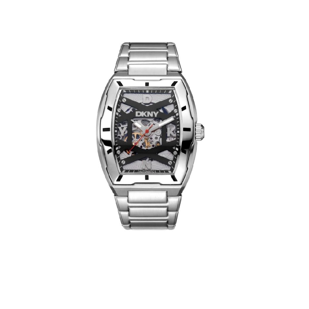 DKNY
Men s Watch 
Black &amp; Silver Face 
Steel...