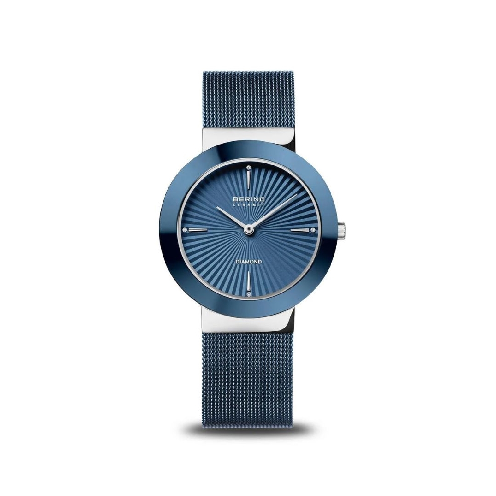 Bering Ladies Ceramic Diamond in Blue

Time t...