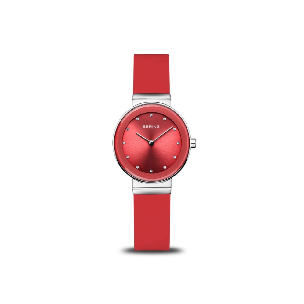 Bering Watch
Red Sunray Dial
Red Silicone Str...