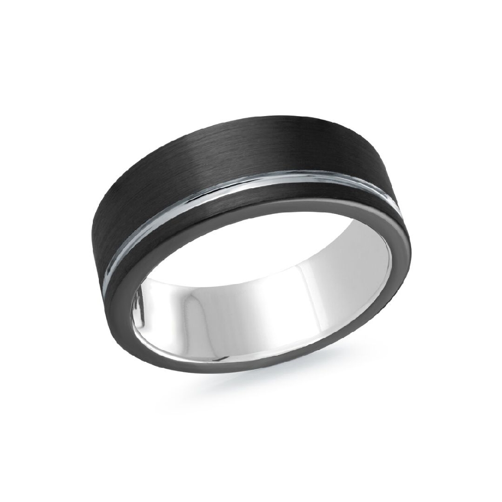 Wedding Band
Tungsten w/ Black
8mm
  