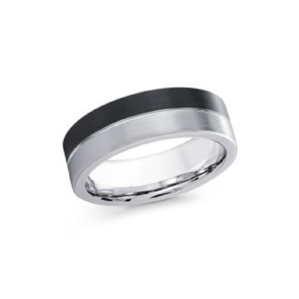 Cobalt Wedding Band 
w/Black 
7mm  