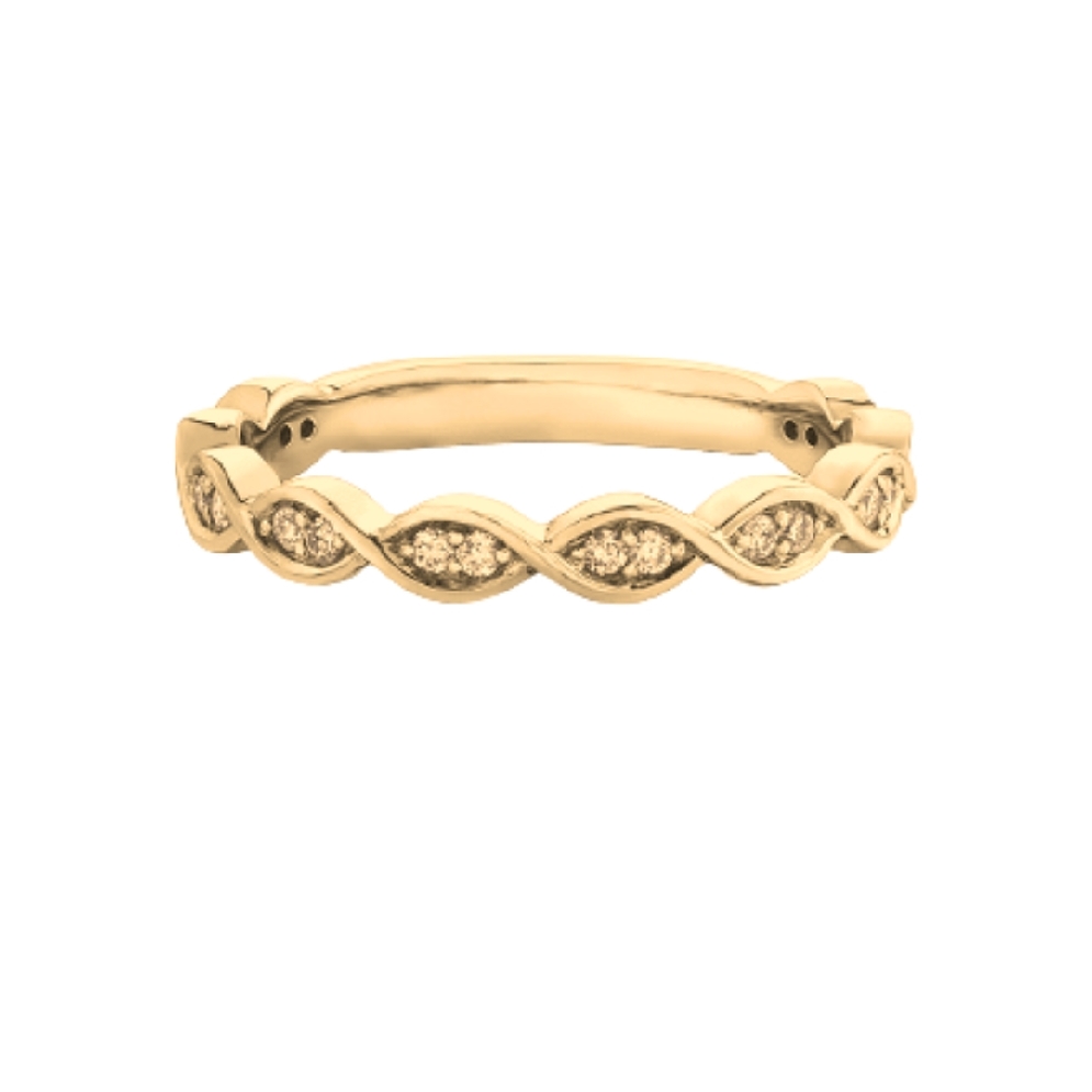 Diamond Wedding Band 0.16ctw
18KT Yellow Gold...