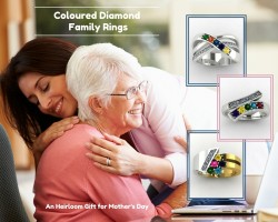Diamond Family Rings