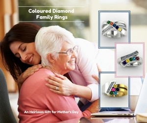 Diamond Family Rings