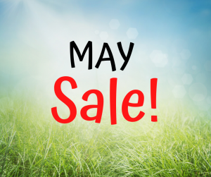 May Sale - Facebook Live May 15th at 2:00PM